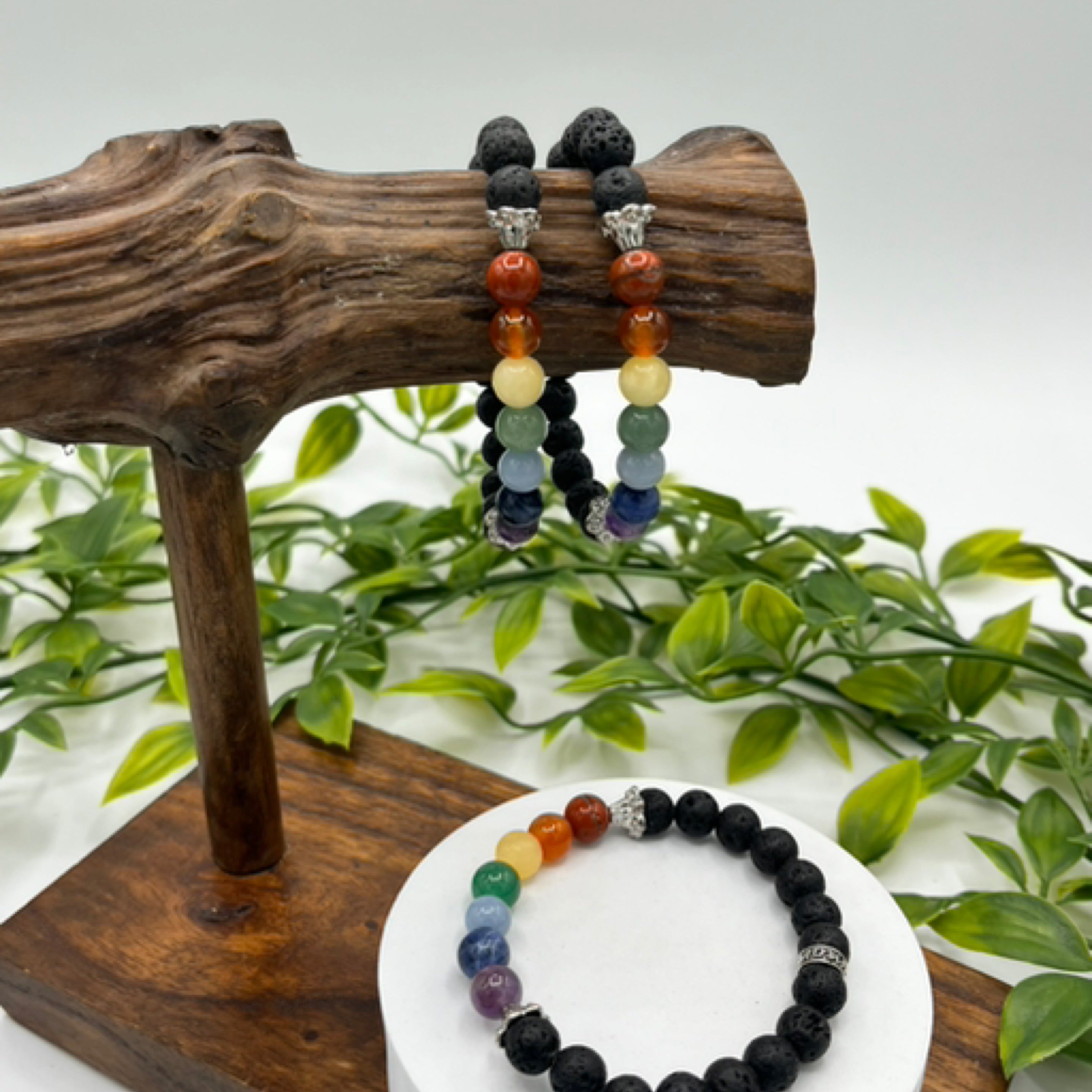 Buy 7 Chakra & Tiger Eye Bracelet | Stone Of Courage Online In India - Foto 2